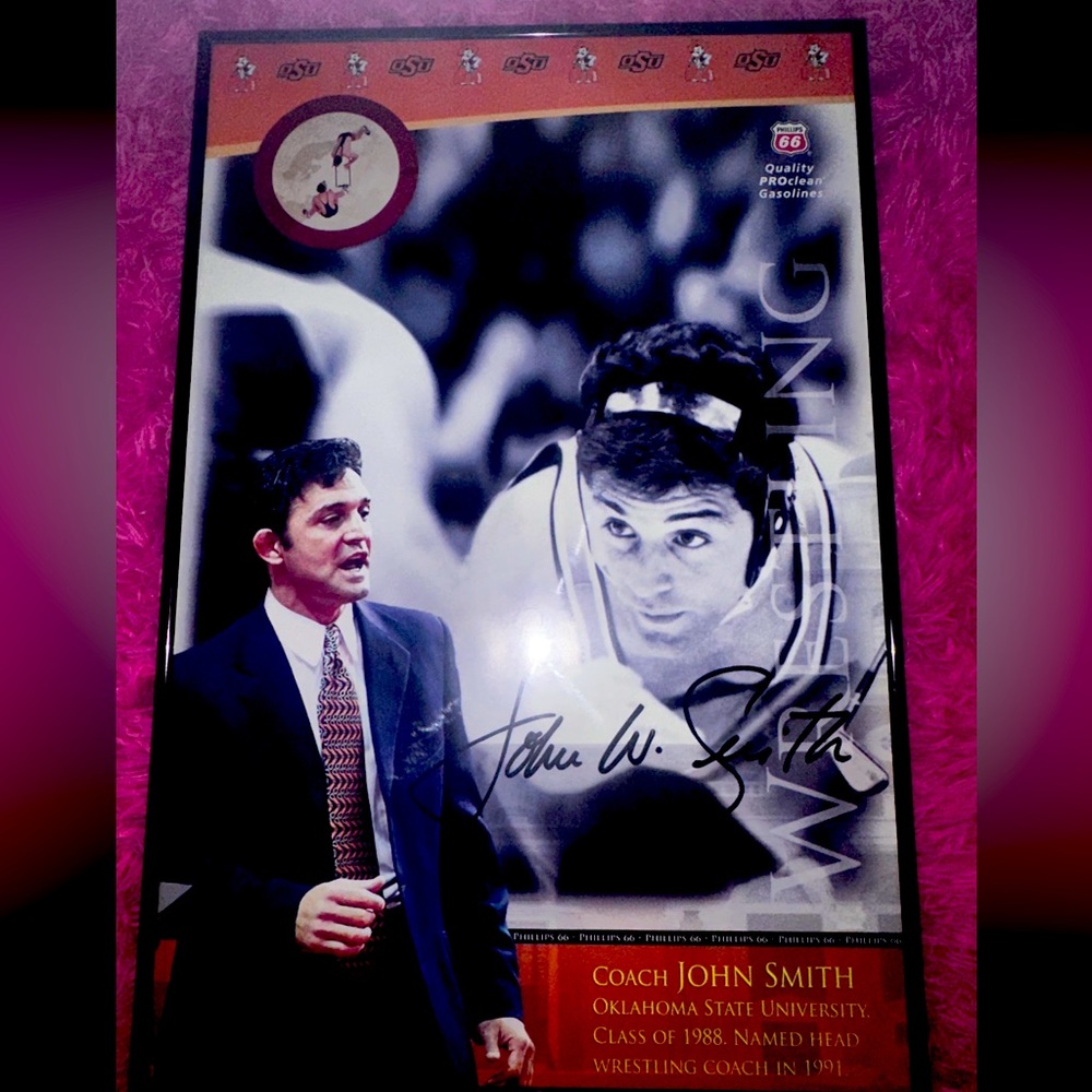 John smith poster Osu wrestling coach